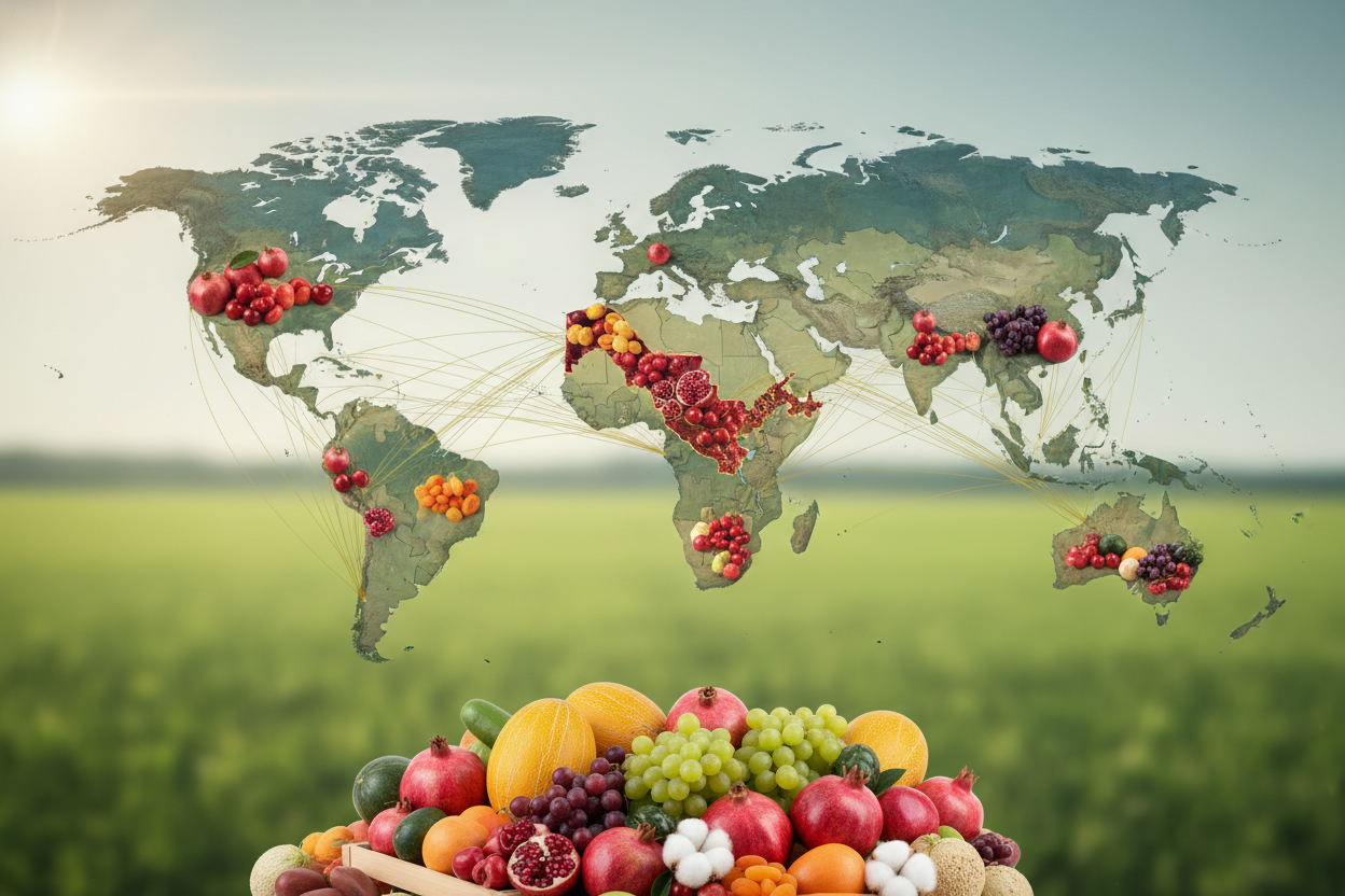 Рост экспорта плодоовощной продукции